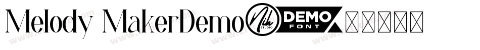 Melody MakerDemo字体转换